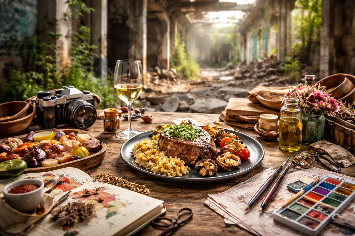 Comment réussir un voyage gastronomique à travers l'urbex et les loisirs créatifs
