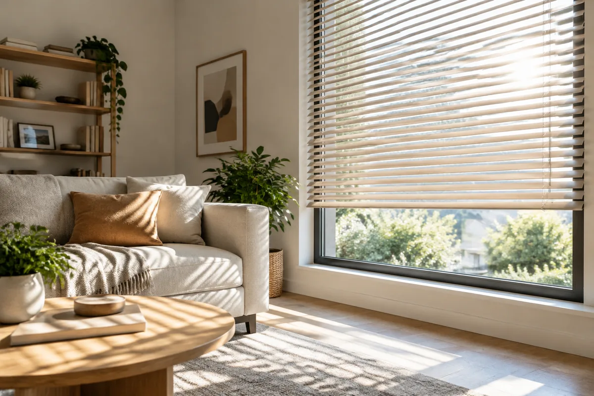 Comment choisir un store intérieur pour une fenêtre exposée au soleil